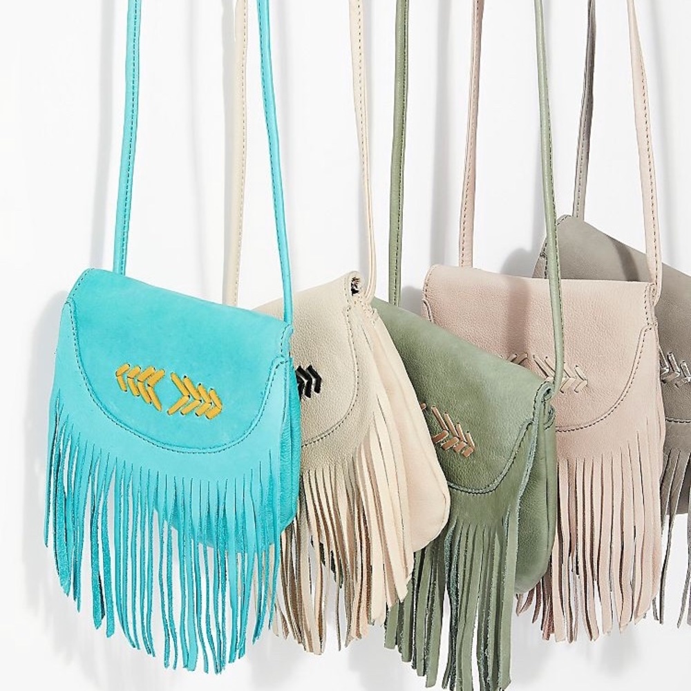 Free People Meadow leather crossbody